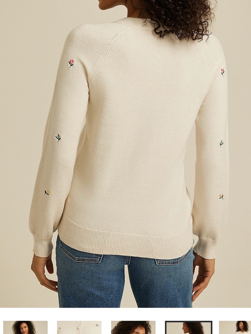 Maurice’s Floral Embroidered Button-Front Sweater Cardigan - Picture 8 of 8